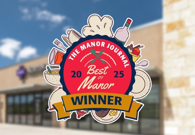 Best of Manor 2025 Winner banner in front of a blurred view of the ARC Manor clinic