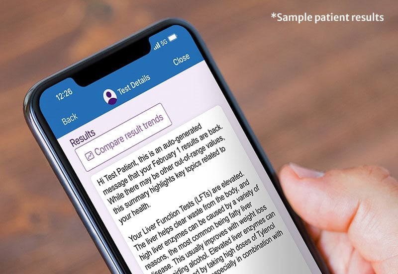 Communicating lab results faster