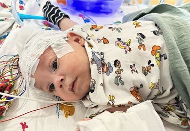 Baby at the hospital