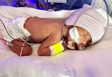 Baby at the hospital