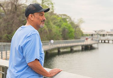 ARC patient and loved ones enjoying a day out at Lady Bird Lake in Austin