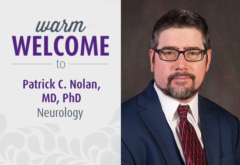Neurologist Patrick C. Nolan, MD, PhD