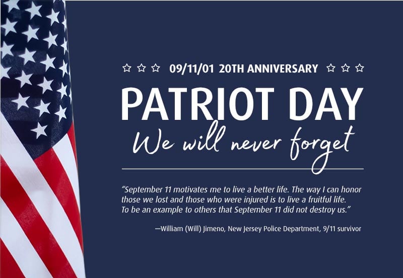 Patriot Day 9/11 2021 - We will never forget