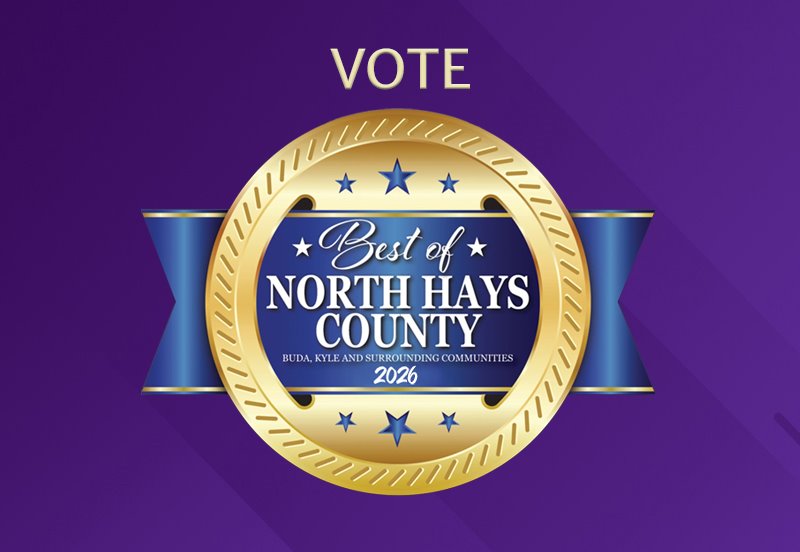 Best of North Hays County 2026 logo with the word "Vote" above the logo