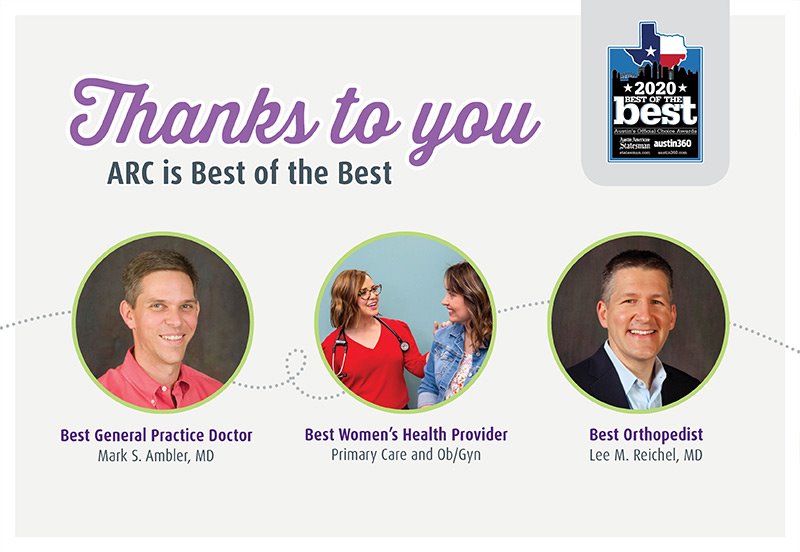 Austin Regional Clinic Voted Best of the Best 2021