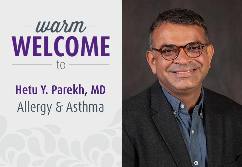 Allergy and Asthma doctor Hetu Y. Parekh at ARC Wilson Park and Medical Plaza Specialty