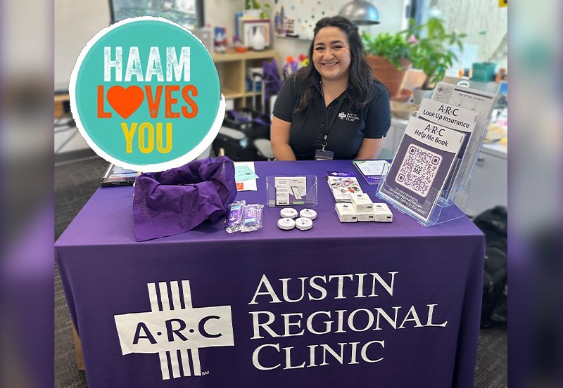 ARC team member at the 2025 HAAM Loves You event in Austin, TX