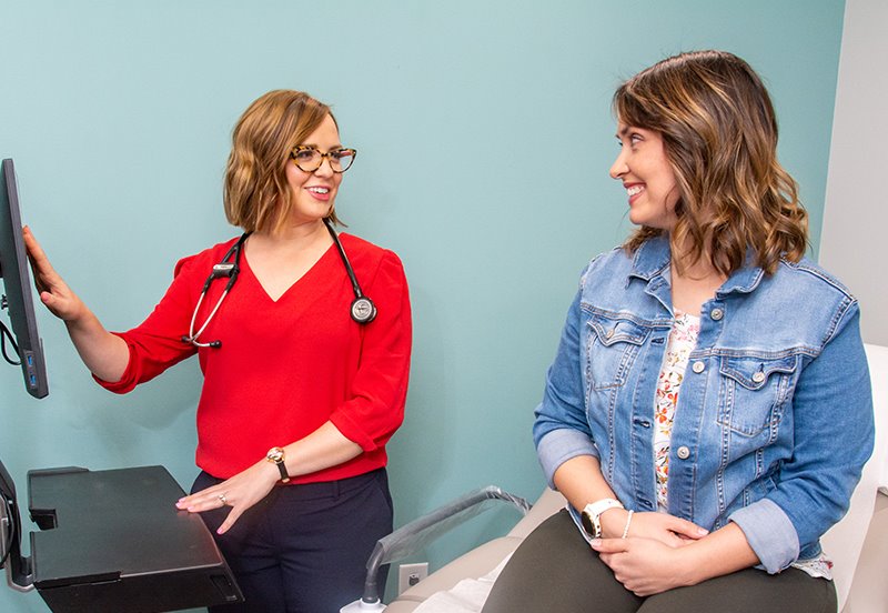 Leah Tatum, MD, Ob/Gyn, seeing an ARC patient