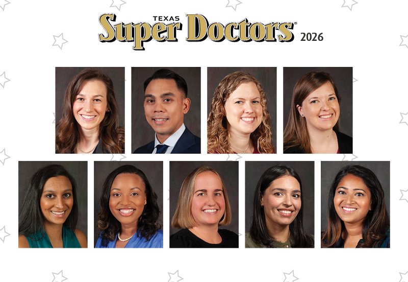 Nine ARC physicians who were named Super Doctors® 'Rising Stars' 2026