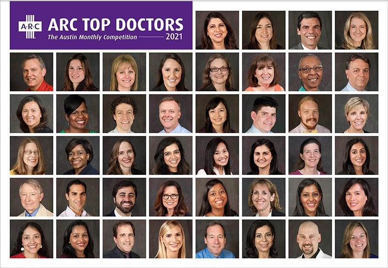 ARC Pediatricians and Specialist Named Top 100 Doctors by Austin Monthly