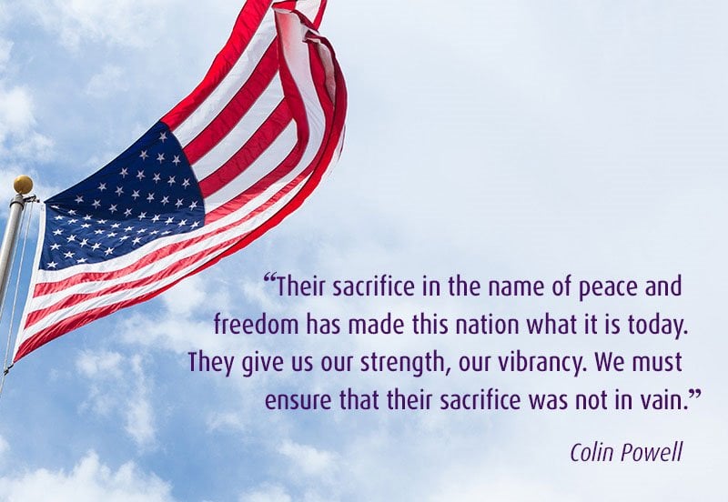 Honoring our veterans … today and every day